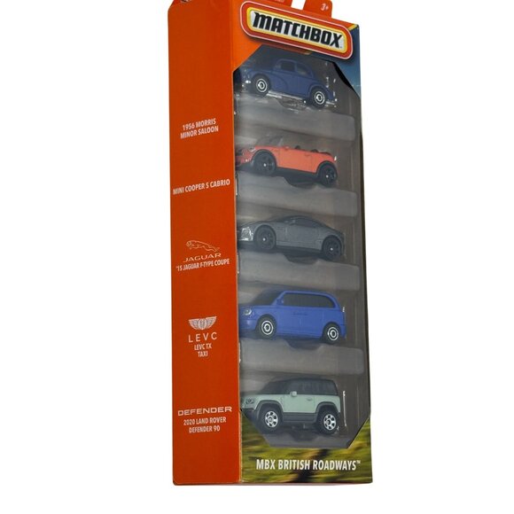 Matchbox MBX British Roadways 5-Pack Mini Jaguar Land Rover LEVC Taxi - Picture 6 of 6